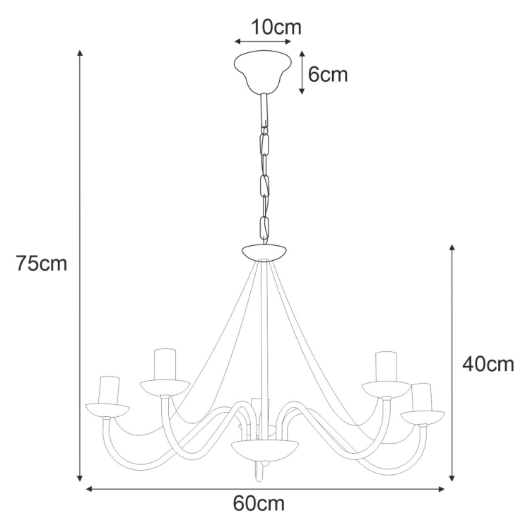 Lampa wisząca K-3991 z serii BARTEZ