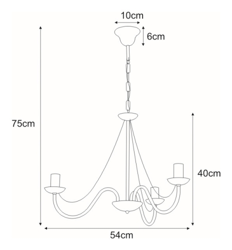 Lampa wisząca K-3995 z serii BARTEZ II