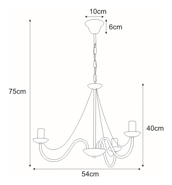 Lampa wisząca K-3995 z serii BARTEZ II
