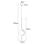 Lampa wisząca K-5335 z serii VELA