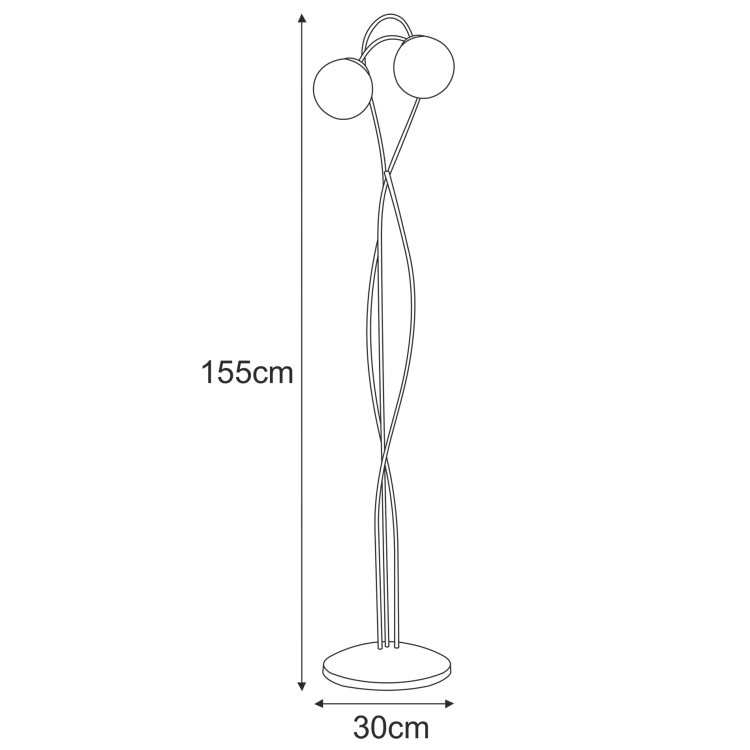 Lampa podłogowa K-5353 z serii NELA
