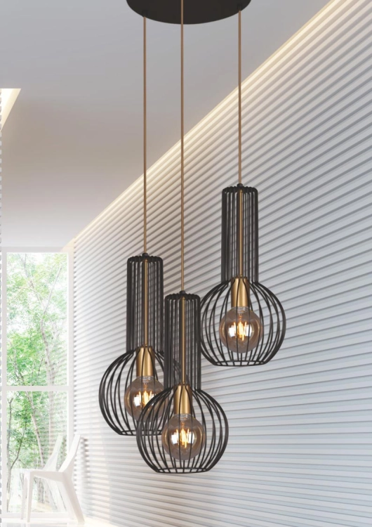 Lampa wisząca K-4522 z serii ARVI BLACK