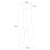 Lampa wisząca K-4522 z serii ARVI BLACK