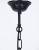 Lampa ogrodowa wisząca K-5006H CZARNY z serii LOZANA
