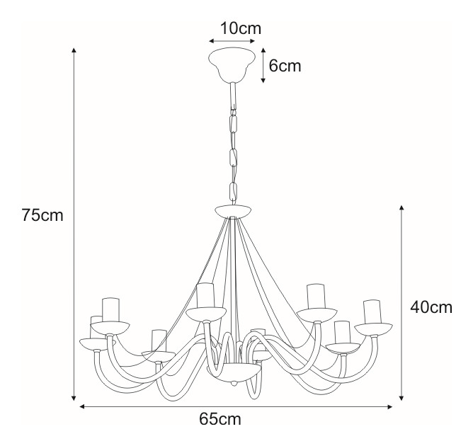 Lampa wisząca K-3992 z serii BARTEZ