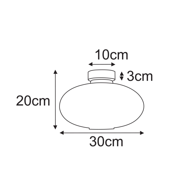 Lampa sufitowa K-5674 z serii DROP