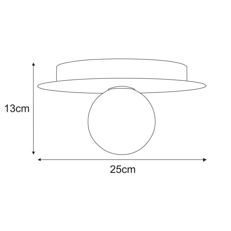 Lampa sufitowa K-5433 z serii ROBIN
