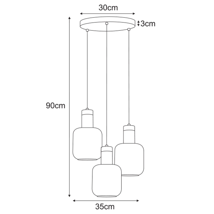 Lampa wisząca K-5262 z serii DENIS