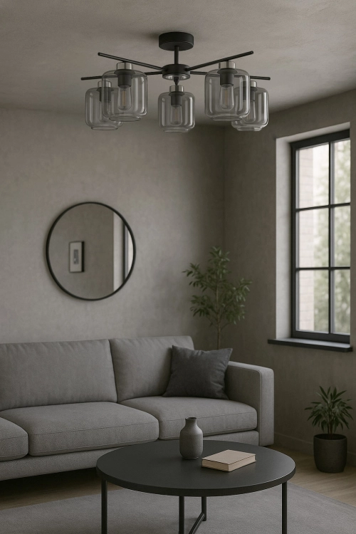 Lampa sufitowa K-5517 z serii PIEGA
