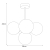 Lampa sufitowa K-5364 z serii MEGAN
