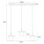 Lampa wisząca K-5384 z serii FERMI