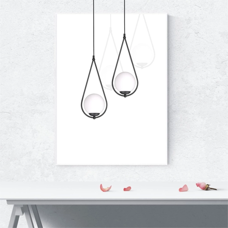 Lampa wisząca K-4771 z serii NEVE BLACK