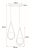 Lampa wisząca K-4771 z serii NEVE BLACK