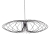 Lampa wisząca K-3408 CZARNY z serii TIZI