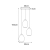 Lampa wisząca K-5722 z serii BALBO