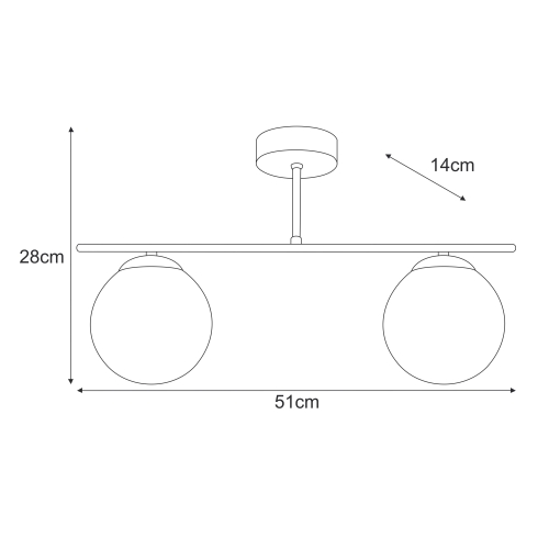 Lampa wisząca K-5781 z serii FELIX