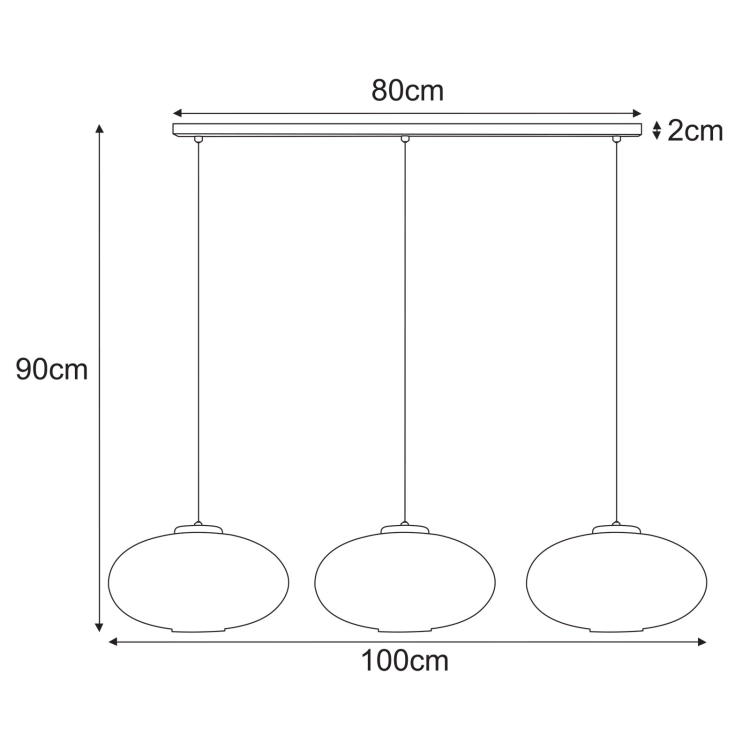 Lampa wisząca K-5672 z serii PESO