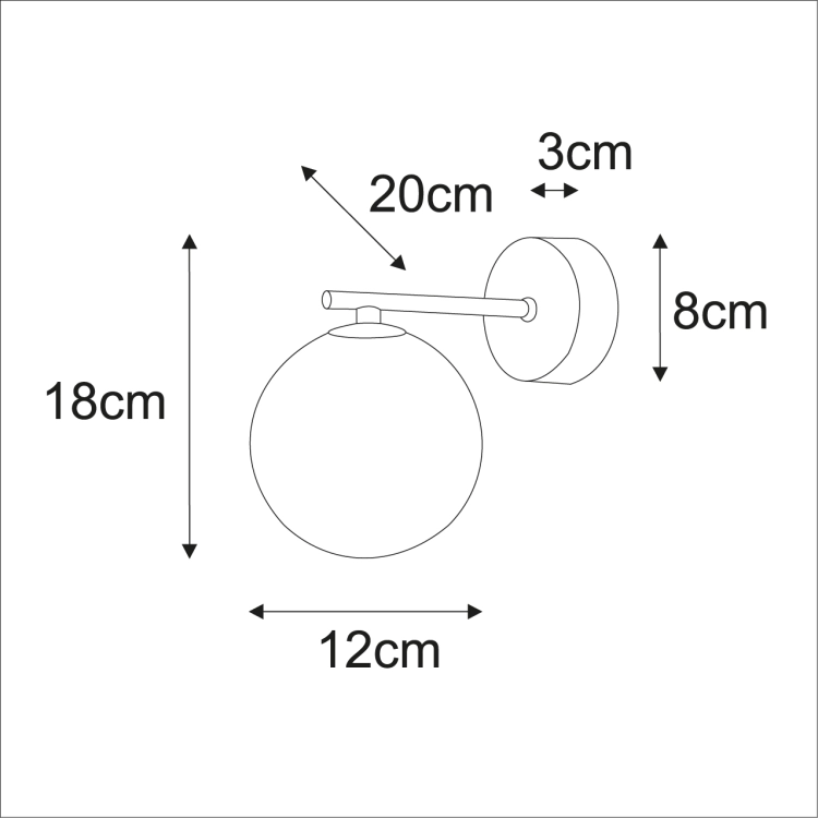 Kinkiet K-5849 z serii LEMO