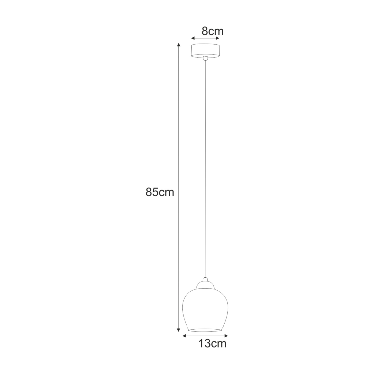Lampa wisząca K-5600 z serii ABRO