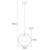 Lampa wisząca K-3835 z serii DAVOS
