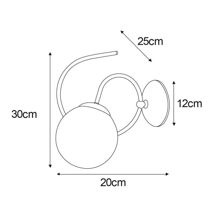 Kinkiet K-5128 z serii FLORO