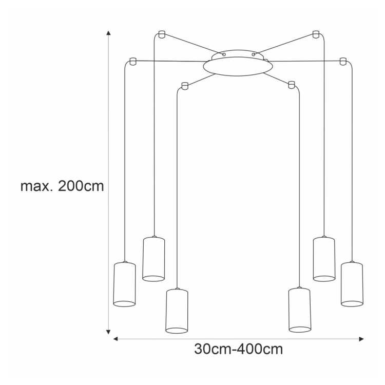 Lampa wisząca K-4898 z serii PUERTO