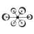 Lampa sufitowa K-4321 z serii SIMONE BLACK