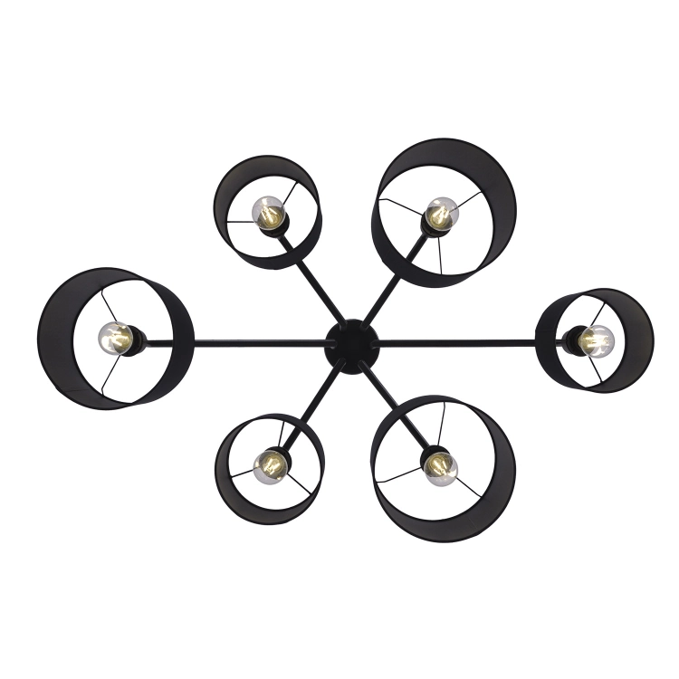 Lampa sufitowa K-4321 z serii SIMONE BLACK