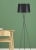 Lampa podłogowa K-4353 z serii REMI BLACK