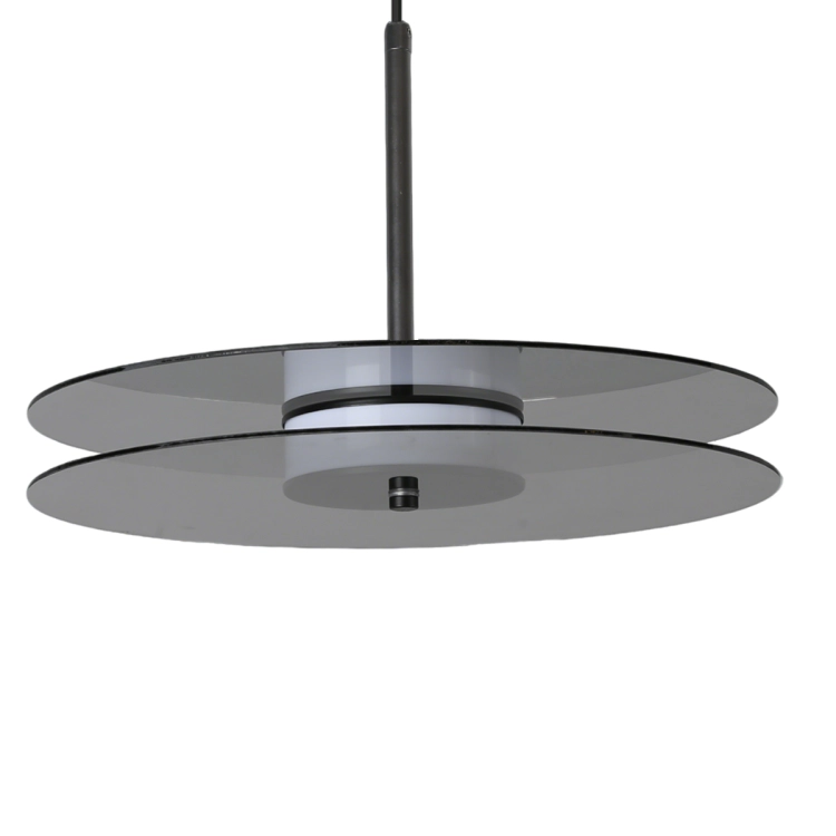Wisząca lampa duża Casy dymna LED CCT