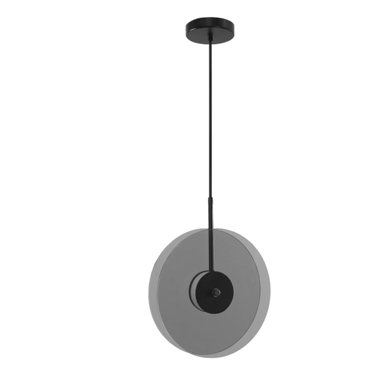 Wisząca lampa pionowa Casy dymna LED CCT