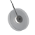 Wisząca lampa pionowa Casy dymna LED CCT