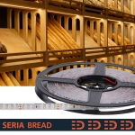 Taśma LED Bread 24V 160led/m SMD2835      16W/m 2500K IP20 1650lm/m 10mm CRI92 5Y 1m