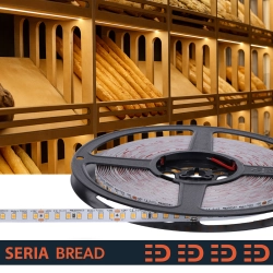 Taśma LED Bread 24V 160led/m SMD2835      16W/m 2500K IP20 1650lm/m 8mm CRI92 5Y 1m