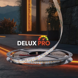 Taśma LED Delux Pro LB 24V 126led/m  SMD2835 1.6W/m 3000K IP20 280lm/m 10mm CRI80 PL7Y 10m