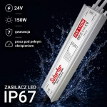 Zasilacz led hermetyczny 24V 150W         Scharfer 7Y