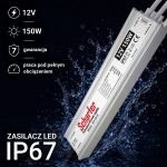 Zasilacz led hermetyczny 12V 150W         Scharfer 7Y