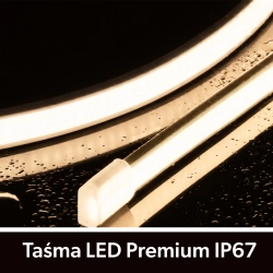 Taśma LED Premium 24V 320led/m COB 10W/m  4000K IP67 700lm/m 10mm CRI90 3Y 1m