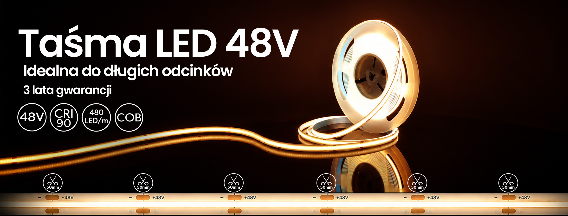 taśma led 48V prescot